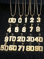 Stainless Steel Customizable Number Necklace