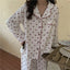 Heart Print Long Sleeve Pajama Set