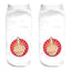 Cartoon Middle Finger Unisex Soft Short Socks