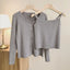 Knitted Comfort Classic Two Piece Cardigan Set