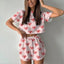 Sleep in Saturday Multi-Print Pajama Set