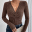 Warmth with a Twist Long Sleeve Knit Sweater