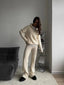 Dreamy Duo Long Sleeve Quarter Zip Knit Set