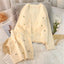 Two-piece Flower Embroidered Knitted Cardigan For Women