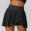 High Waisted Pleated Tennis Skirt with Tummy Control