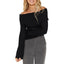 Smart and Stylish Women's Off Shoulder Pullover Top