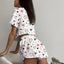 Sleep in Saturday Multi-Print Pajama Set