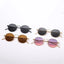 Trendy Round Sunglasses with Metal Frame