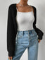 Sweater Weather Knit Cropped Cardigan