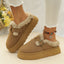 Toasty Toes Fur Lined Suede Slip-Ons