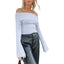 Smart and Stylish Women's Off Shoulder Pullover Top