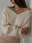 Soft Haven Women's V Neck Knit Sweater