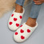 Cartoon Smile Furry House Slippers