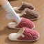 Warm Feet, Cozy Feels Warm Plush House Slippers