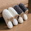 Warm Feet, Cozy Feels Warm Plush House Slippers