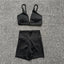 2 Piece Deep V-Neck Workout Yoga Set