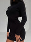 Warm Me Up Turtleneck Knit Dress