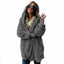 Fluff It Up Double Fleece Cardigan Hooded Jacket