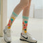 Welcome to the Jungle Colorful Plant & Animal Socks