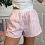 Pretty in Pink Striped Women's Shorts