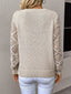 Knit Knack Effortless V Neck Pullover Knit Sweater