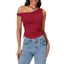 Graceful Reveal Women's Off Shoulder Top