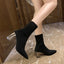 Women's High-Fashion Metal Heal Boots