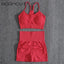 Sleek and Scrunchy Women's Two Piece Yoga Set