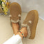 Toasty Toes Fur Lined Suede Slip-Ons