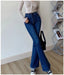 Skinny Bell Bottom Jeans For Women