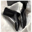 Sleek and Pointed Women's Chunky Ankle Booties