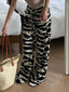 Zebra Print Women's Casual Pants