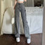 Women's Vintage Lace Up Jeans