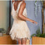 Women's Feather Sequins Mini Dress