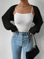 Sweater Weather Knit Cropped Cardigan