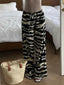 Zebra Print Women's Casual Pants