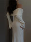 Women's Elegant Off Shoulder Knit Dress