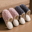 Warm Feet, Cozy Feels Warm Plush House Slippers